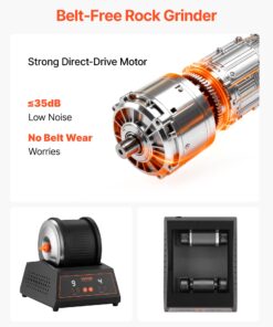 Belt-Free Stone Polisher with 4 Speeds
