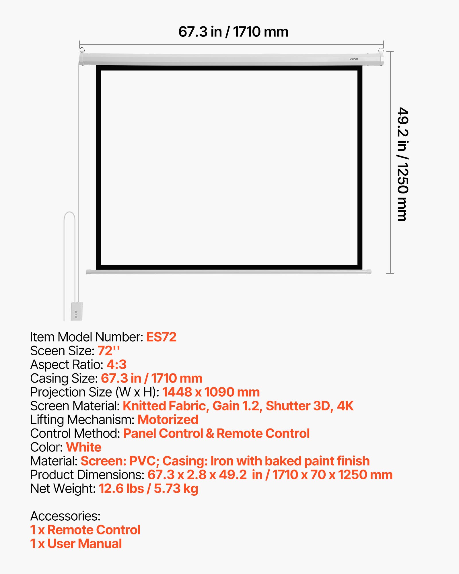 MHSPAG4Xprojectionscreenf6 VEVORshoplv