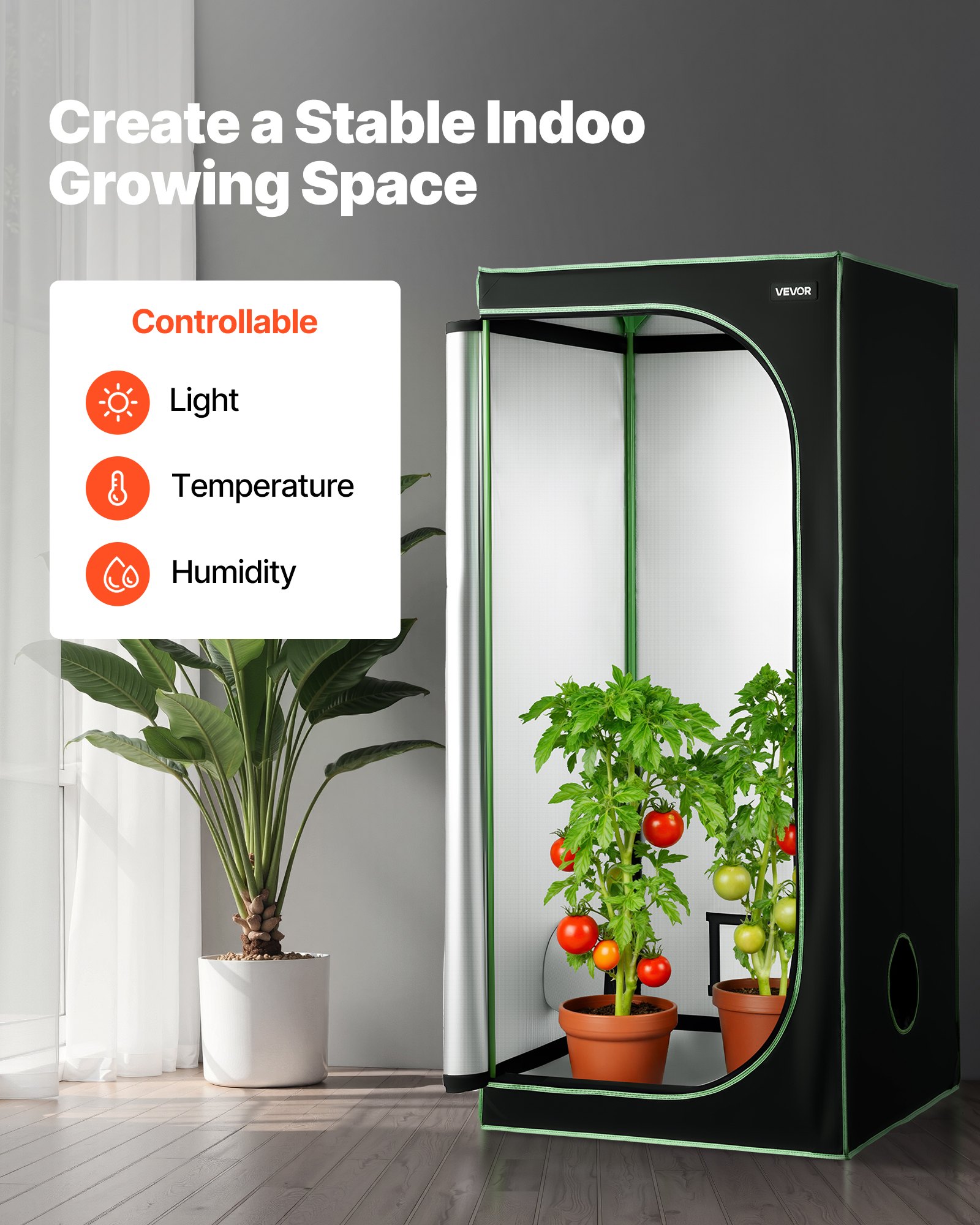 MHSPARNMindoorgrowtentf1 VEVORshoplv 600D Reflective Mylar