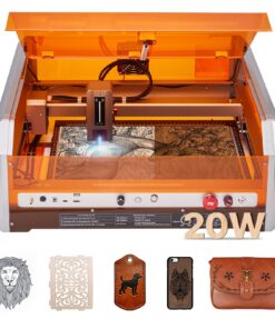 VEVOR 20W Class 1 Laser Engraver with Enclosure Camera