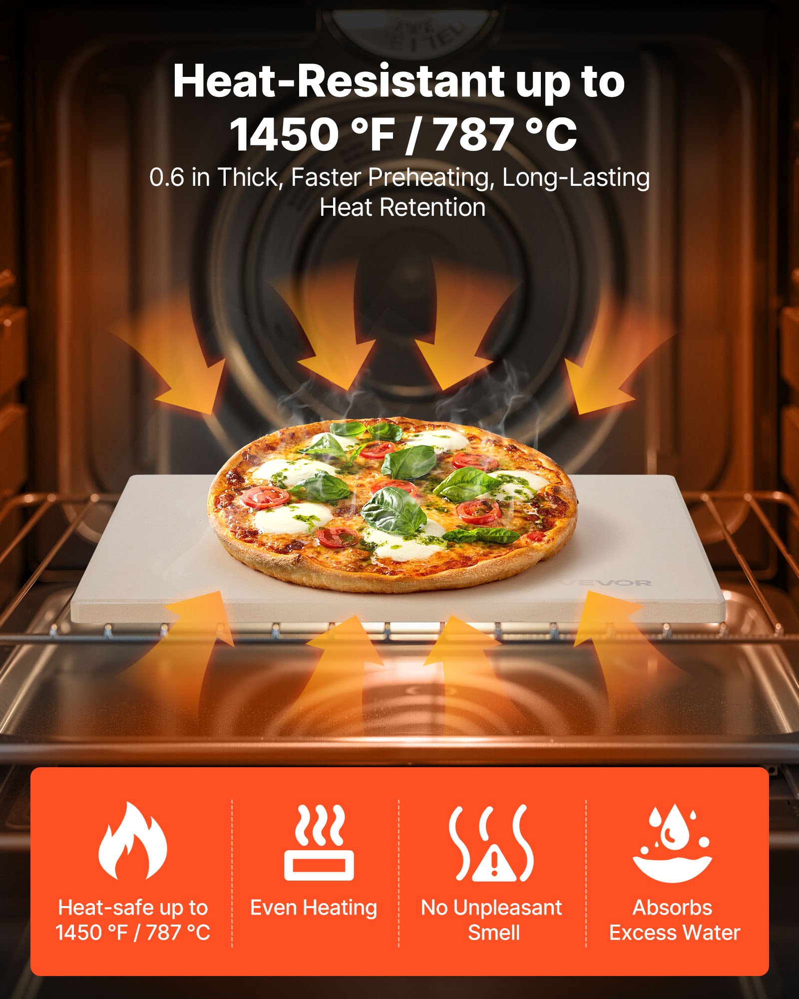 MHU4N3TFpizzastonef2 VEVORshoplv Heat Resistant for Oven