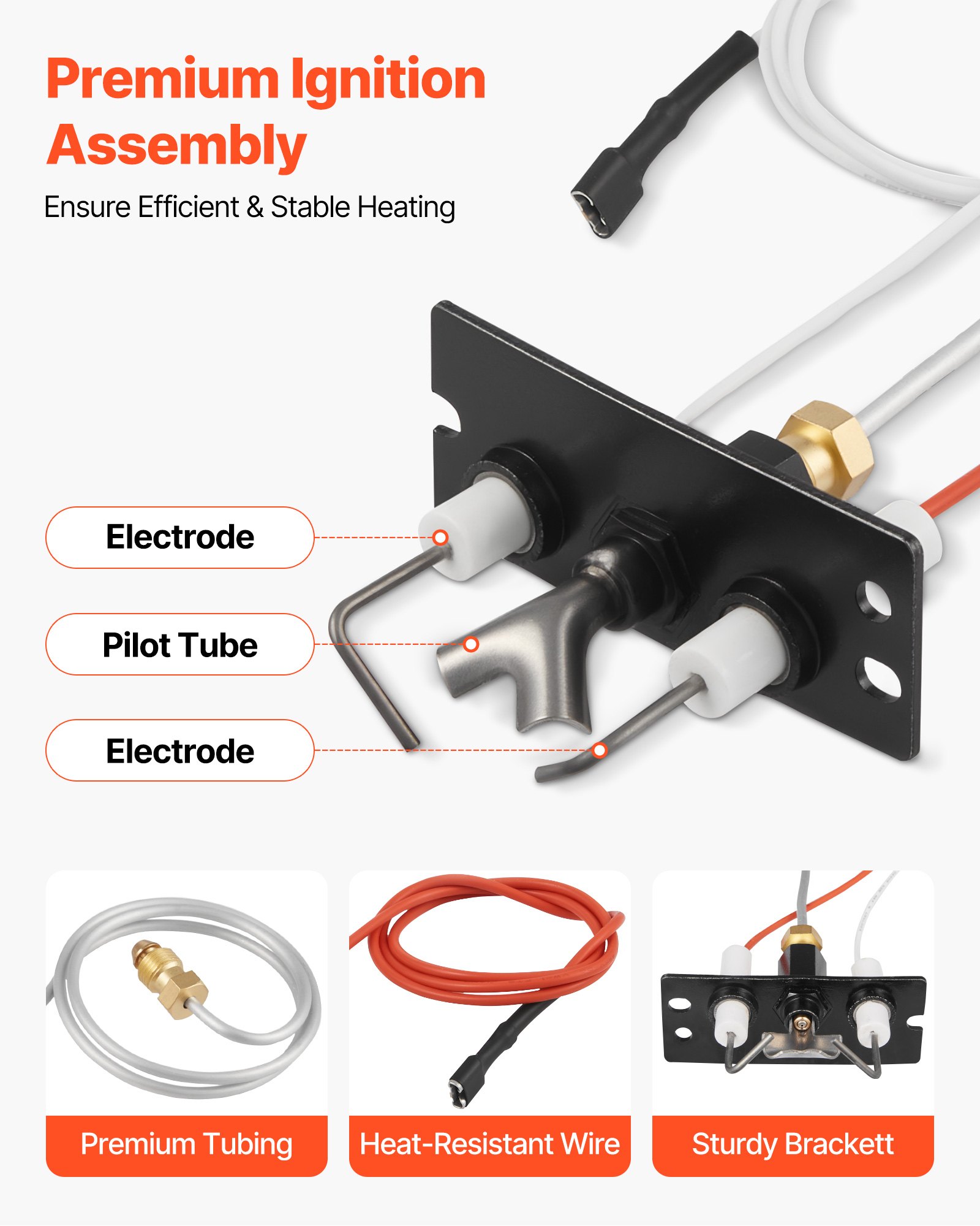 MHUC44FCgaspilotassemblyf1 VEVORshoplv 61cm Tubes