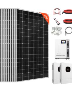 VEVOR 4800W 48V Off-Grid Solar Power Kit with 12x400W Panels