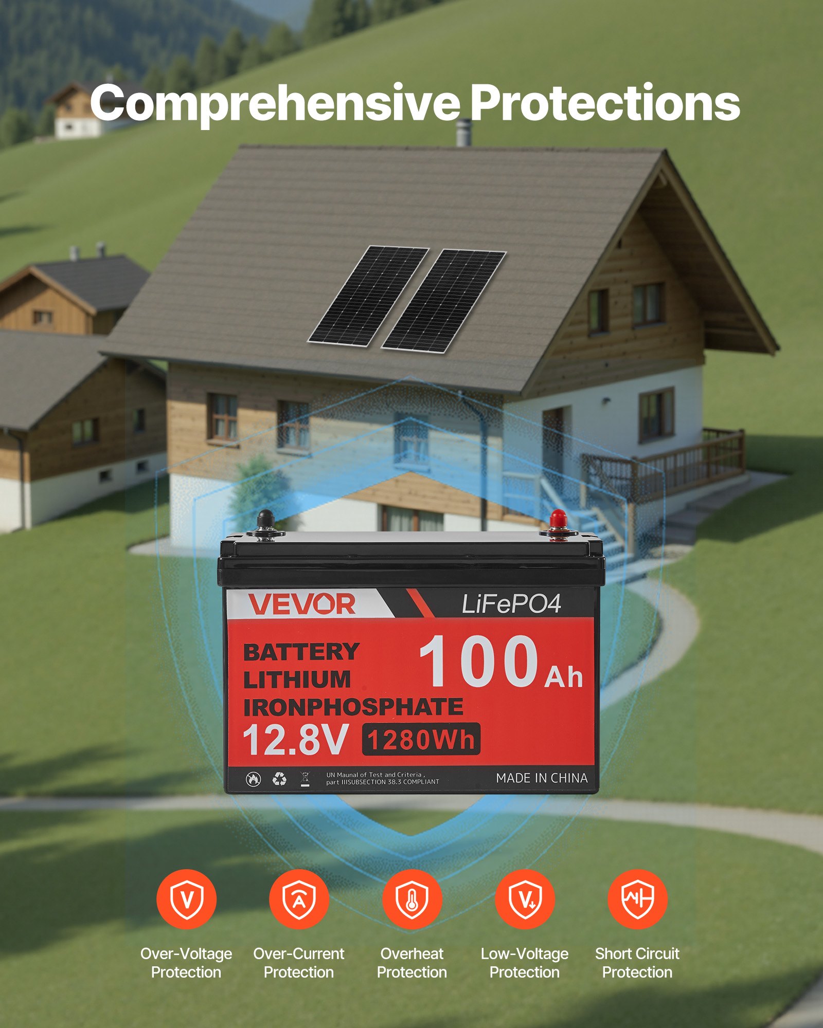 MHUKQZ5Jsolarpanelkitf4 VEVORshoplv Off Grid