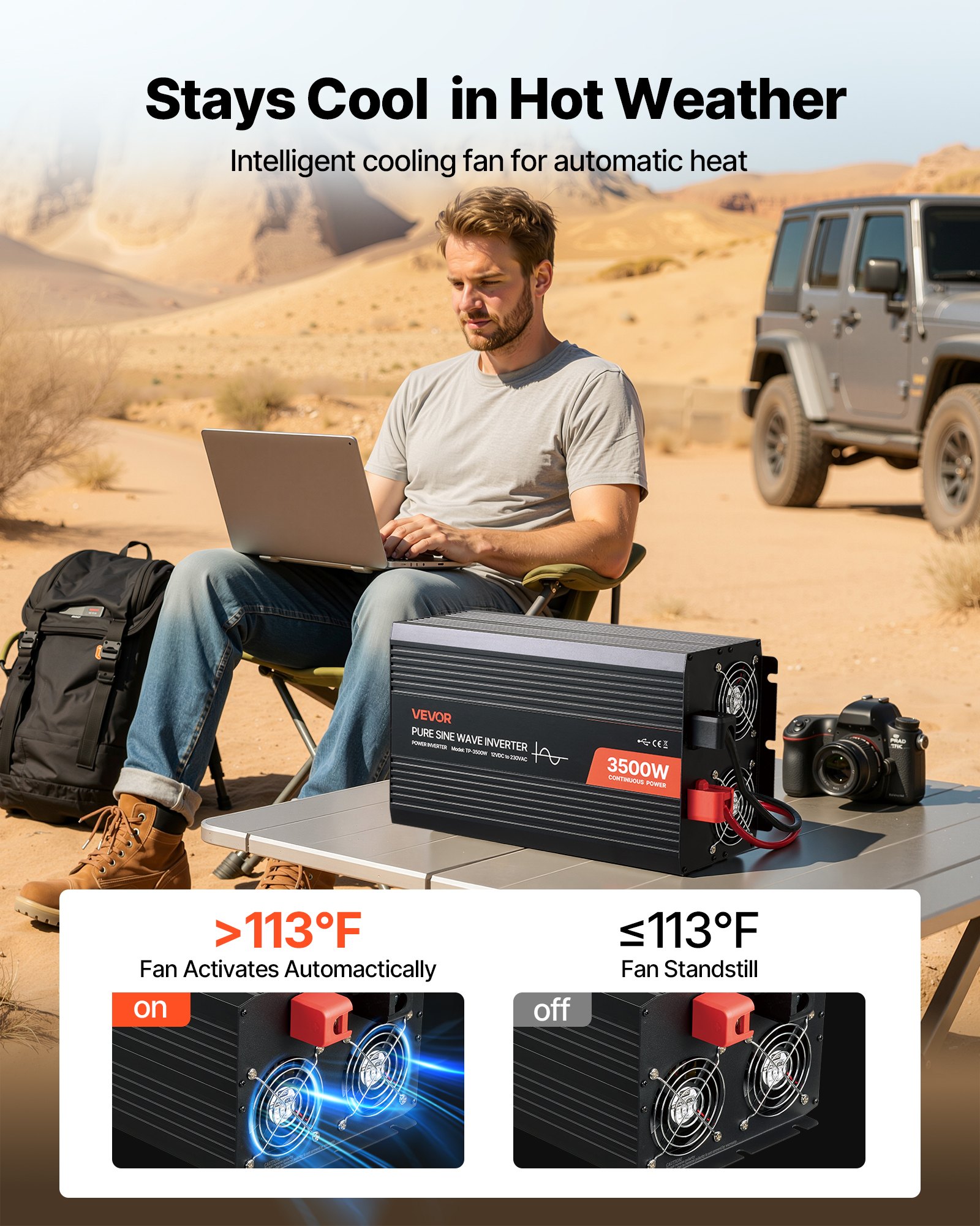 MHYEZ3BHpowerinverterf5 VEVORshoplv Кемпинг