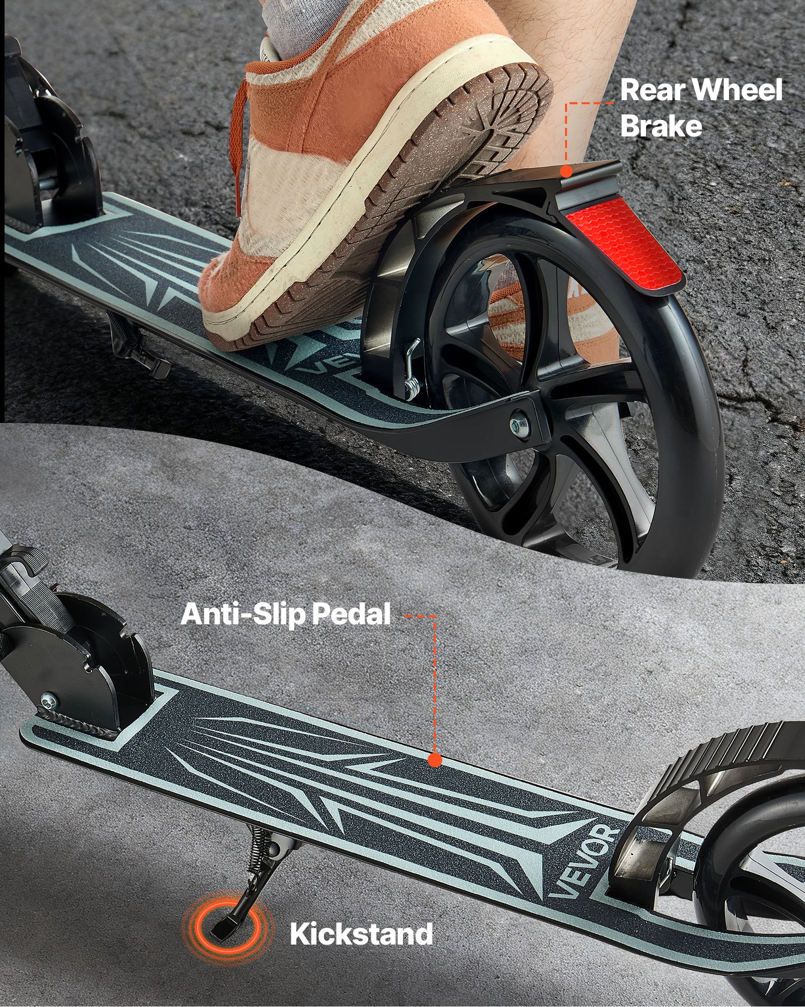 MHYEZ77Ukickscooterf4 VEVORshoplv Нагрузка 100 кг