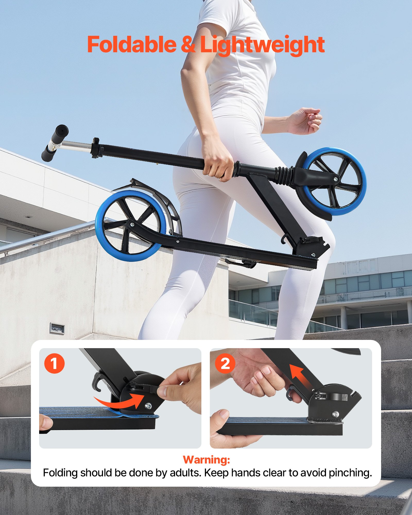 MHZ4P5Q3kickscooterf5 VEVORshoplv Max Load 100 kg