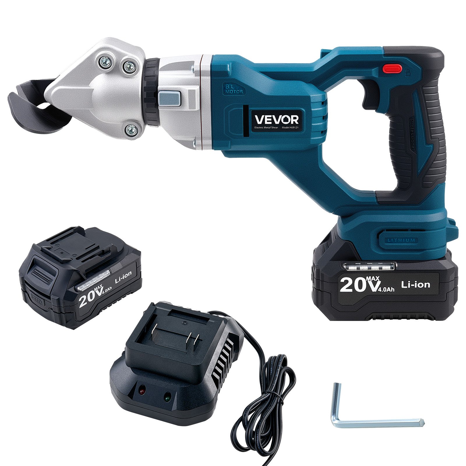 MHZUH1CVelectricmeltalshearm10012 VEVORshoplv VEVOR Cordless Metal Shear