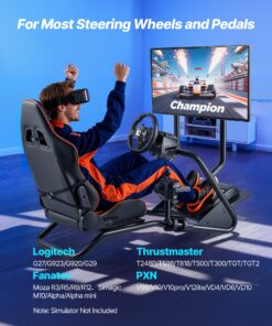 Adjustable Simulator Cockpit for Logitech