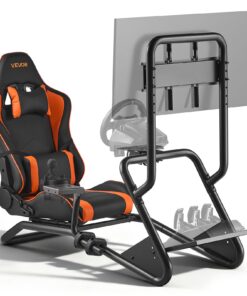 VEVOR Heavy-Duty Racing Wheel Stand with Monitor Mount