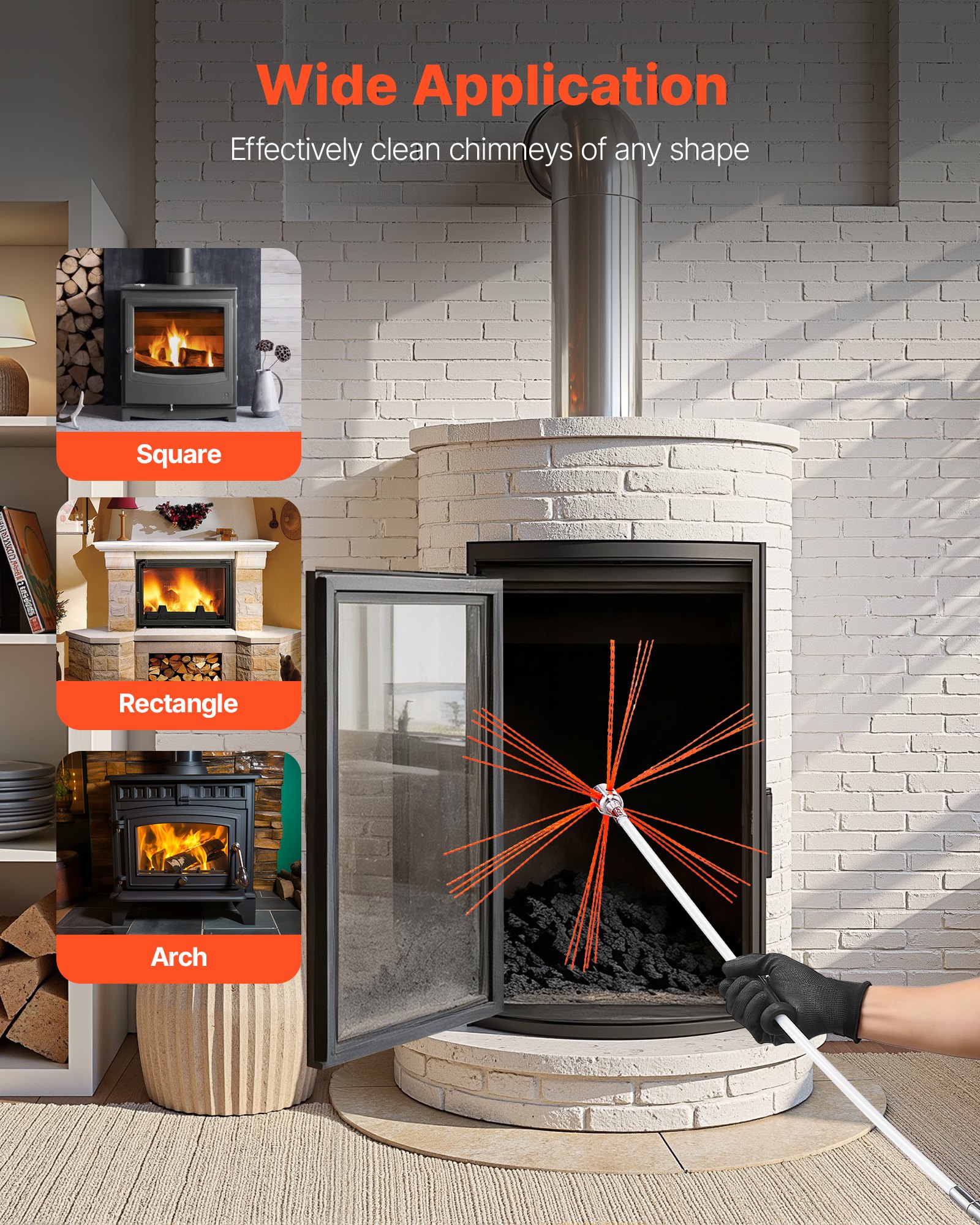 MI44SJGTchimneysweepkitf5 VEVORshoplv