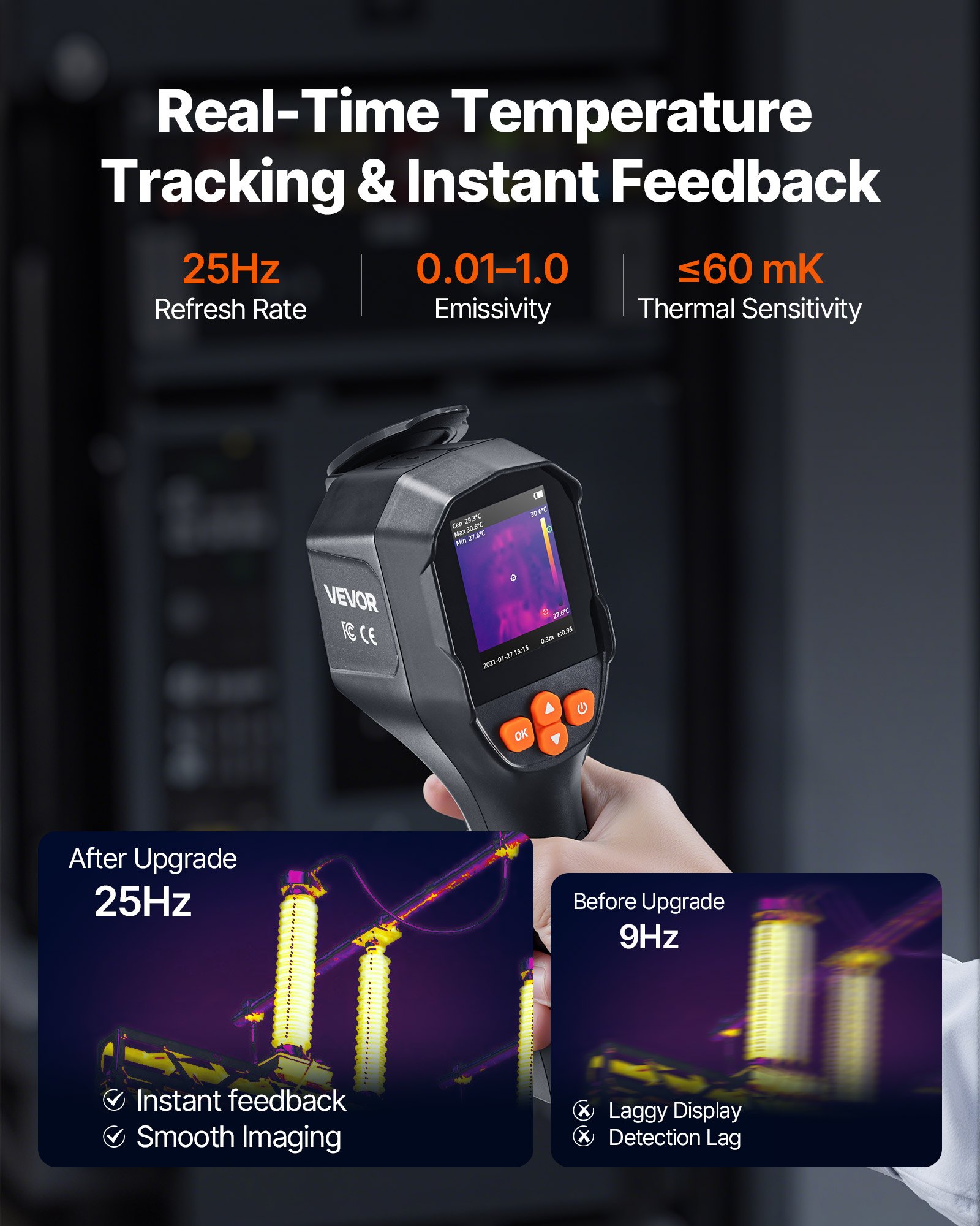 MI4C9ISYthermalcameraf2 VEVORshoplv 20℃ to 550℃