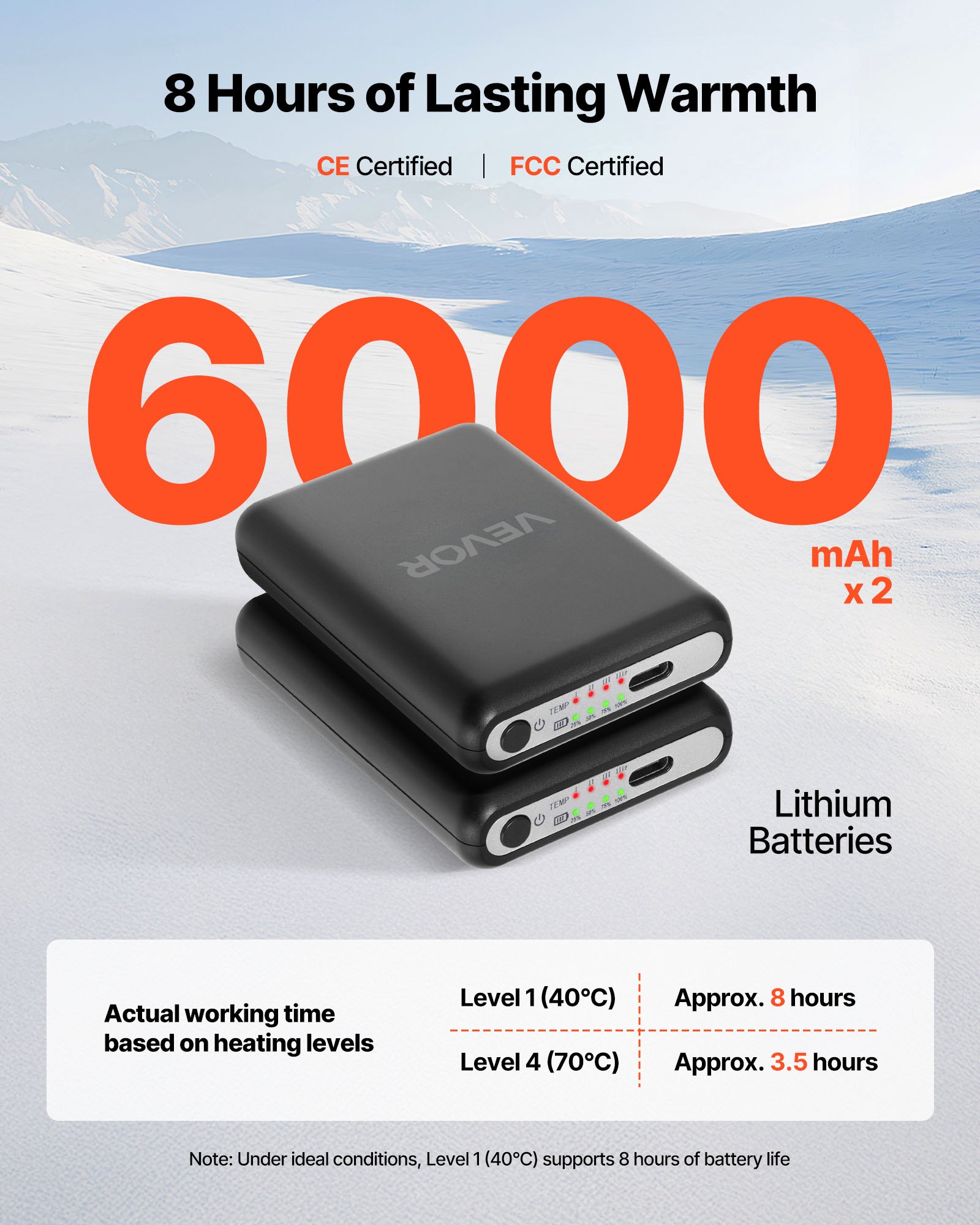 MI4C9QRPheatedsocksf3 VEVORshoplv Foot Warmers for Outdoor Winter Activities