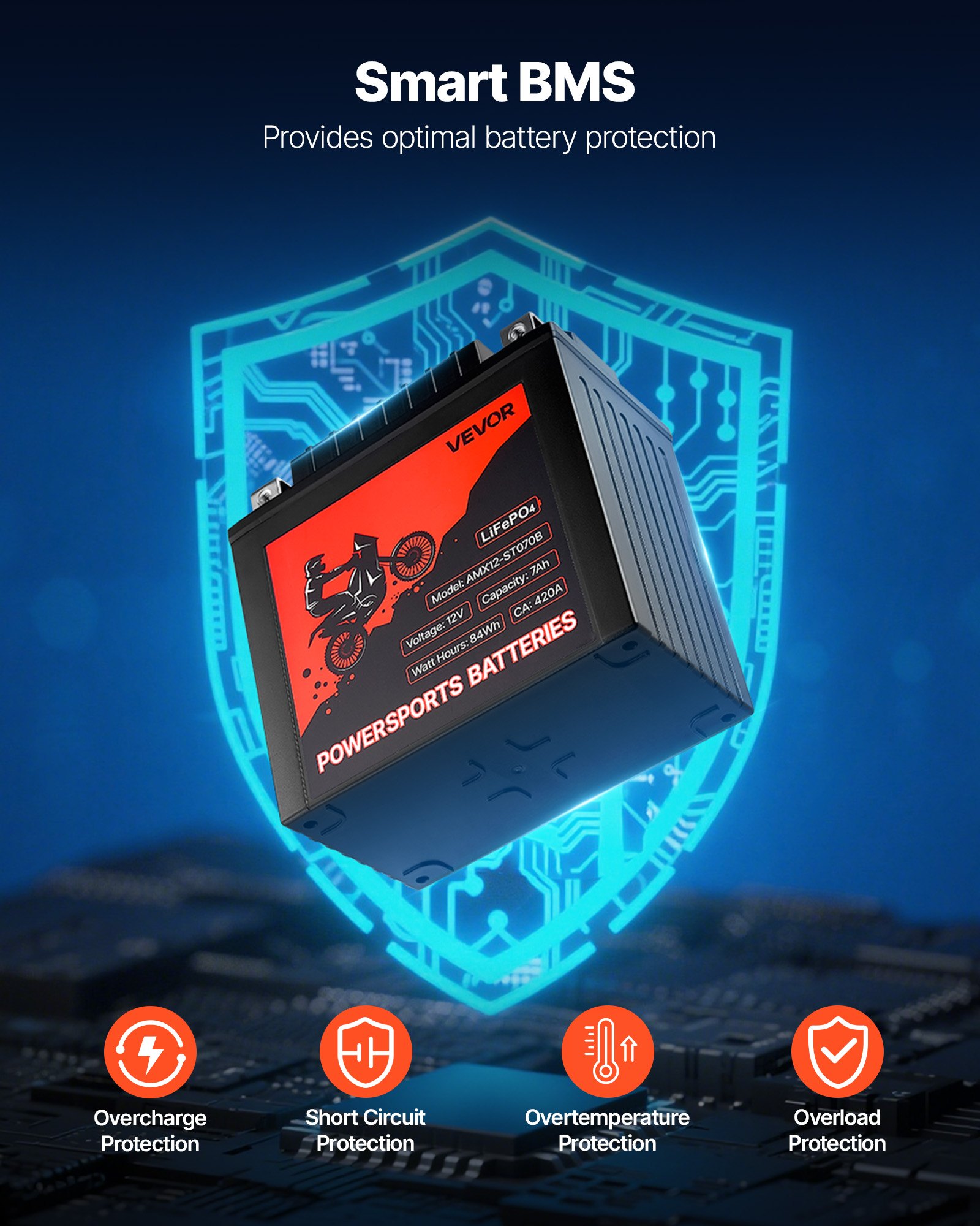 MI4CASEWmotorcyclebatteryf4 VEVORshoplv Scooter