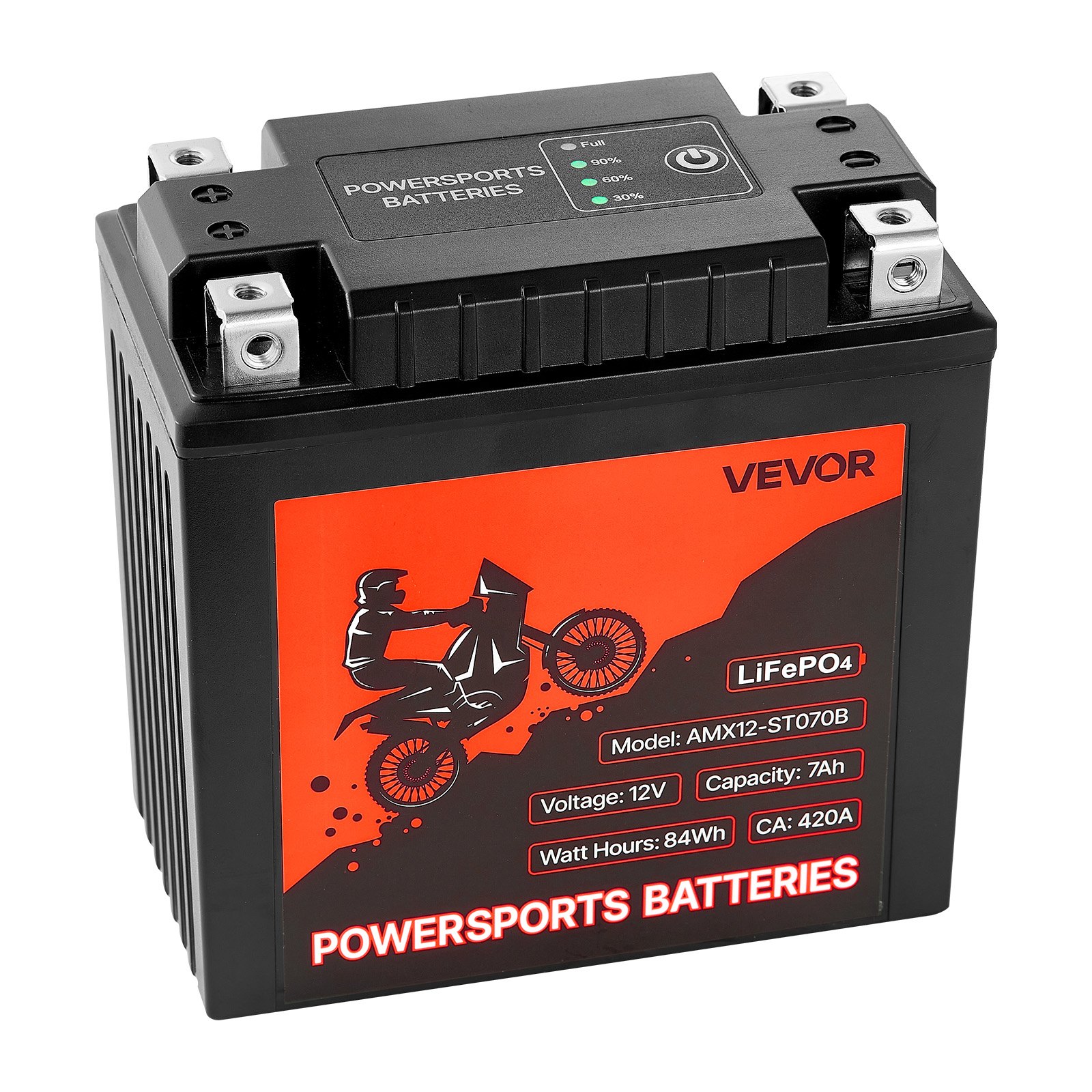 MI4CASEWmotorcyclebatterym10010 VEVORshoplv