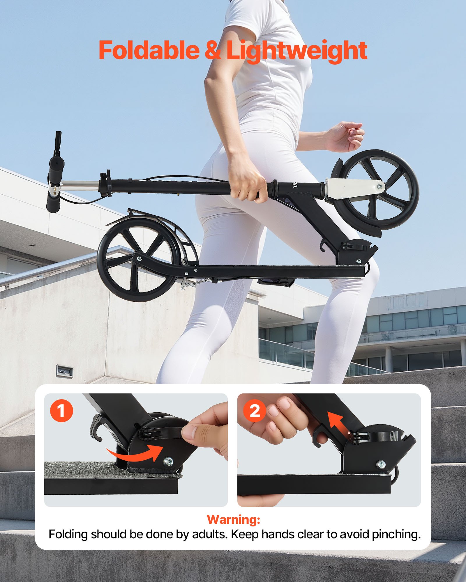 MI4CCWMAkickscooterf5 VEVORshoplv BlackSilver