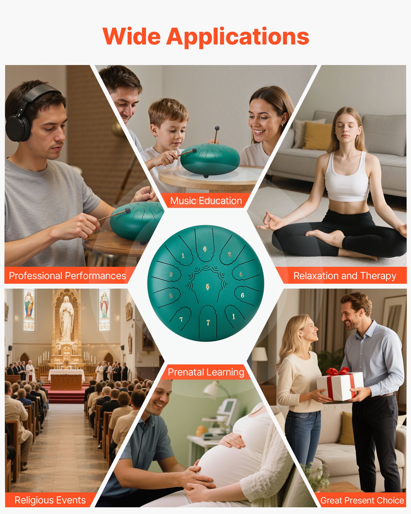 MI4CDH31tonguedrumf5 VEVORshoplv