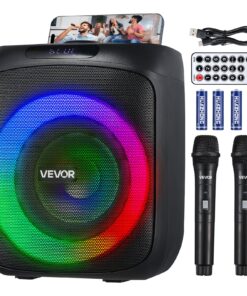 VEVOR 30W Portable Bluetooth Karaoke Machine with 6.5-inch Speaker