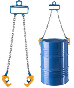 VEVOR G80 Drum Lifting Chain Sling 1 Ton Capacity with Security Hook