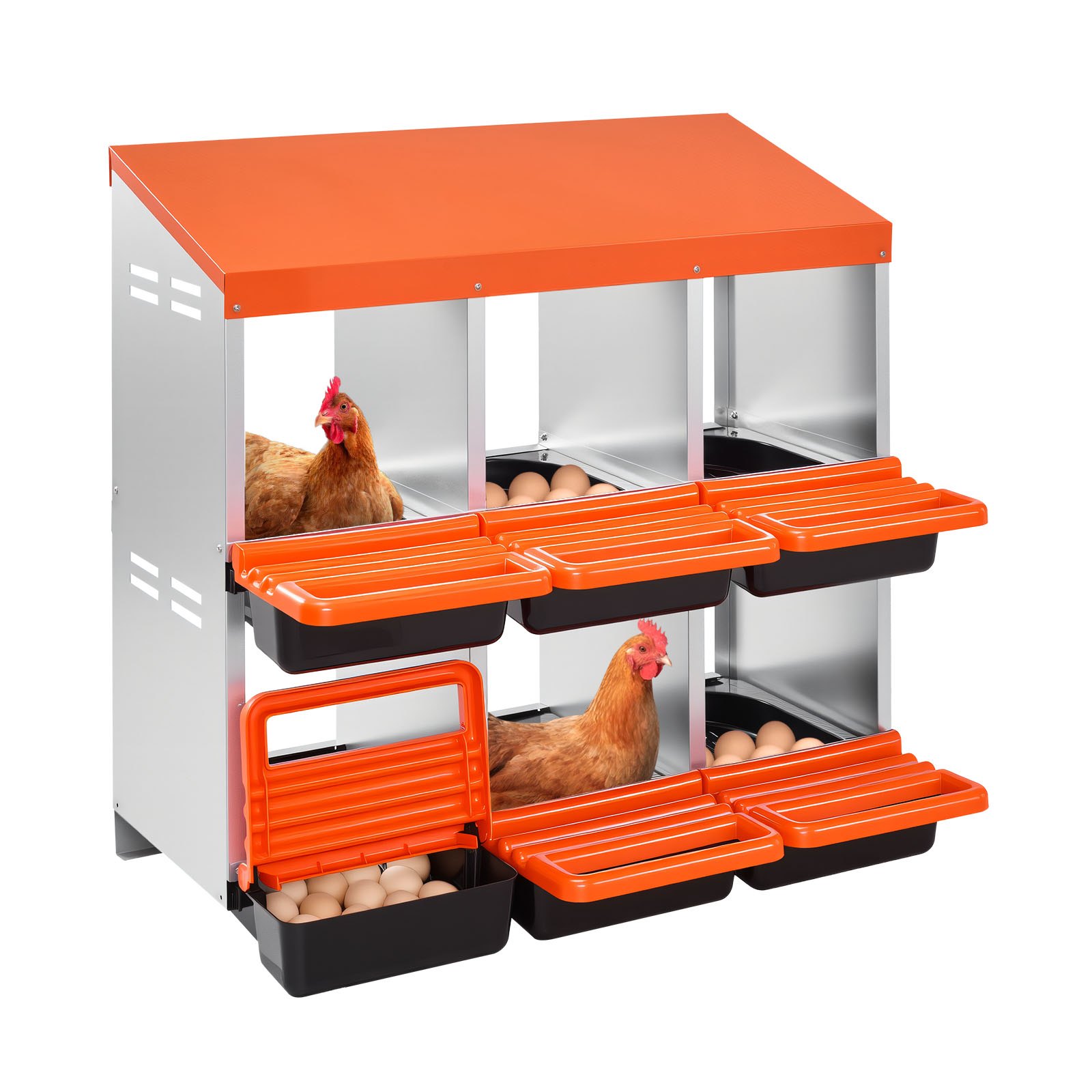 MI6ZPGD5chickennestboxm10012 VEVORshoplv VEVOR Metal Chicken Nesting Box