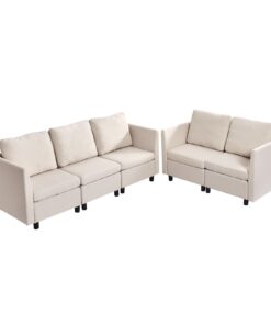 VEVOR 5-Seater Modular Sofa with Hidden Storage