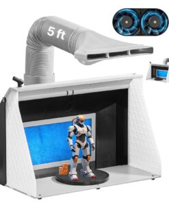 VEVOR Portable Airbrush Spray Booth with Dual Fans