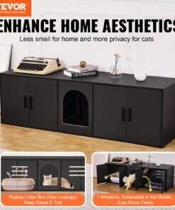 147 cm Wooden Enclosure with Double Room