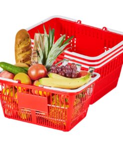 VEVOR 21L Stackable Shopping Baskets with Handles