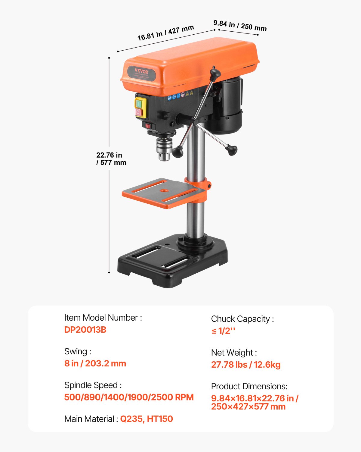 MI94VFO8benchdrillpressf6 VEVORshoplv