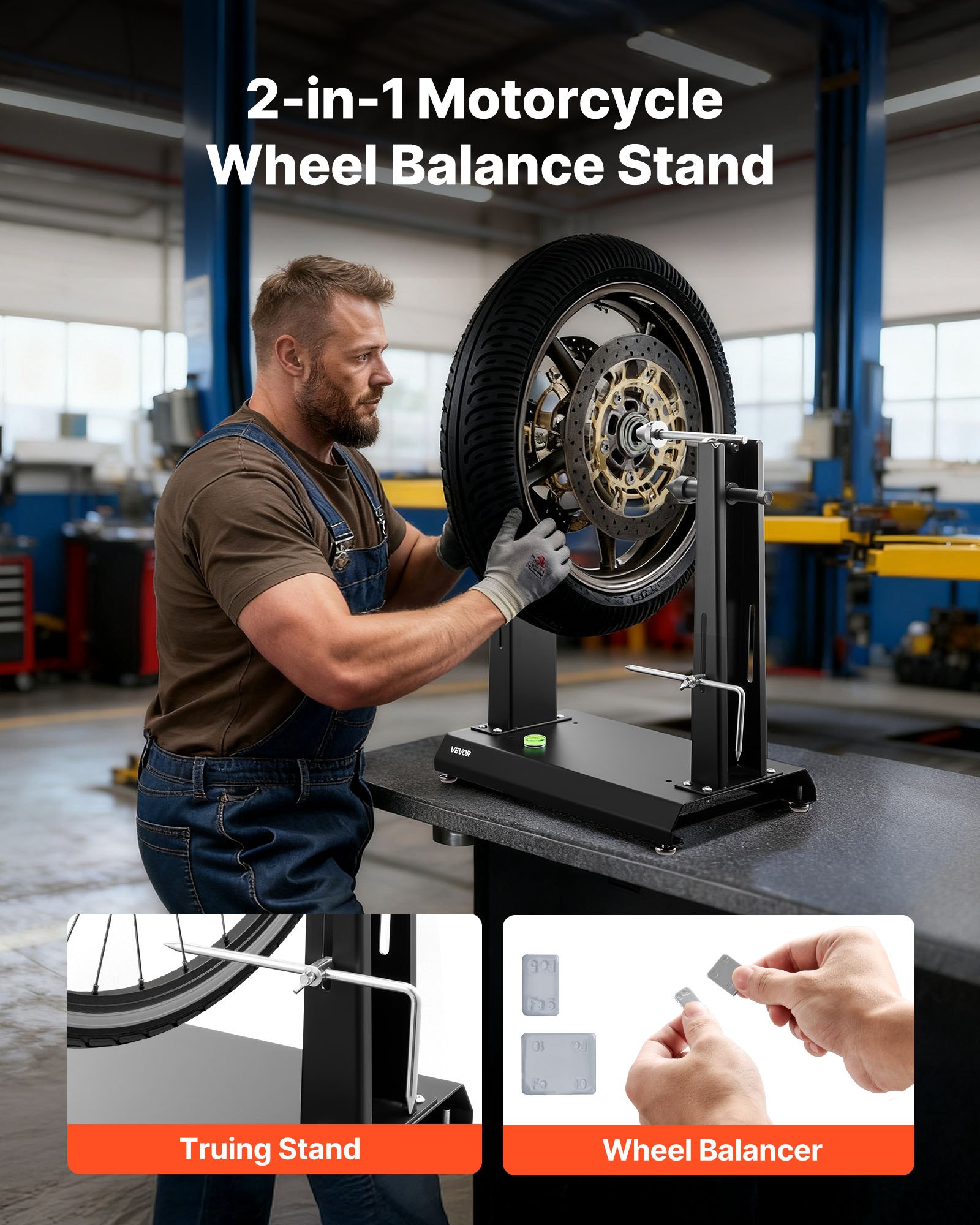 MI9UJI1Gwheelbalancerf1 VEVORshoplv Грузоподъемность 40 кг