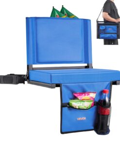 VEVOR Folding Stadium Seat with Back Support