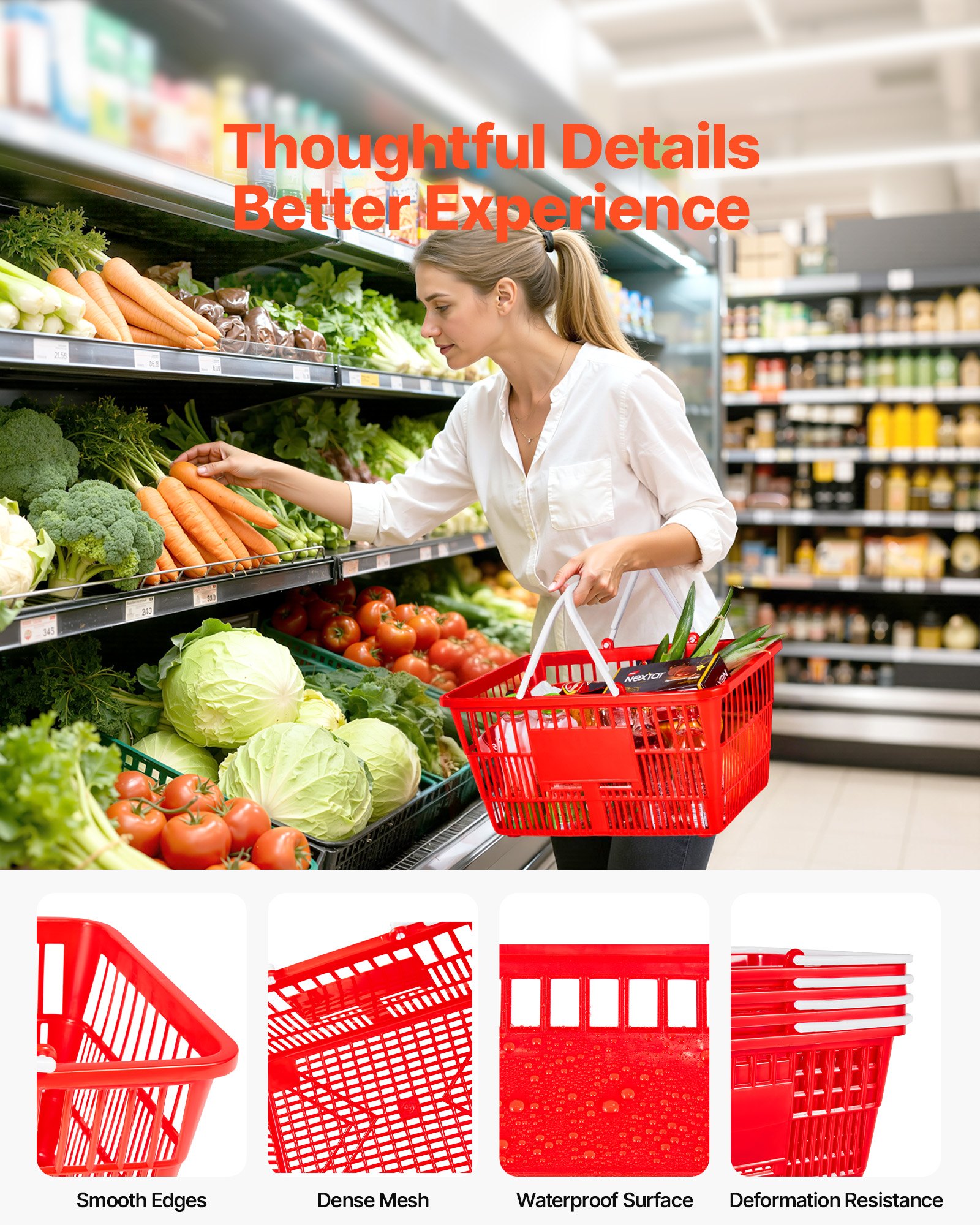 MIBZQV75shoppingbasketf4 VEVORshoplv Retail Home Use