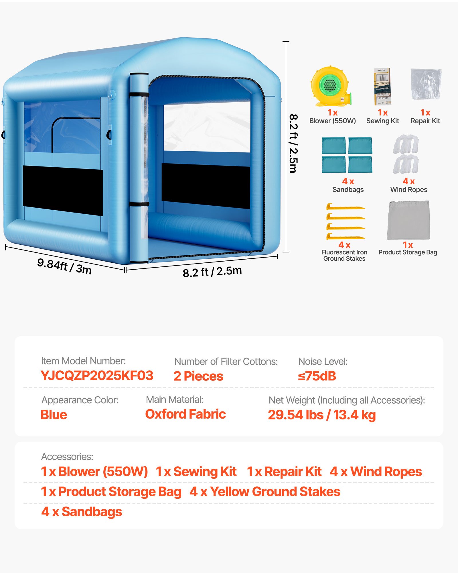 MICX0XQIinflatablepaintboothf6 VEVORshoplv