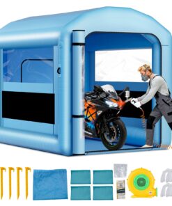 VEVOR Inflatable Paint Booth 3x2.5x2.5m with 550W Blower