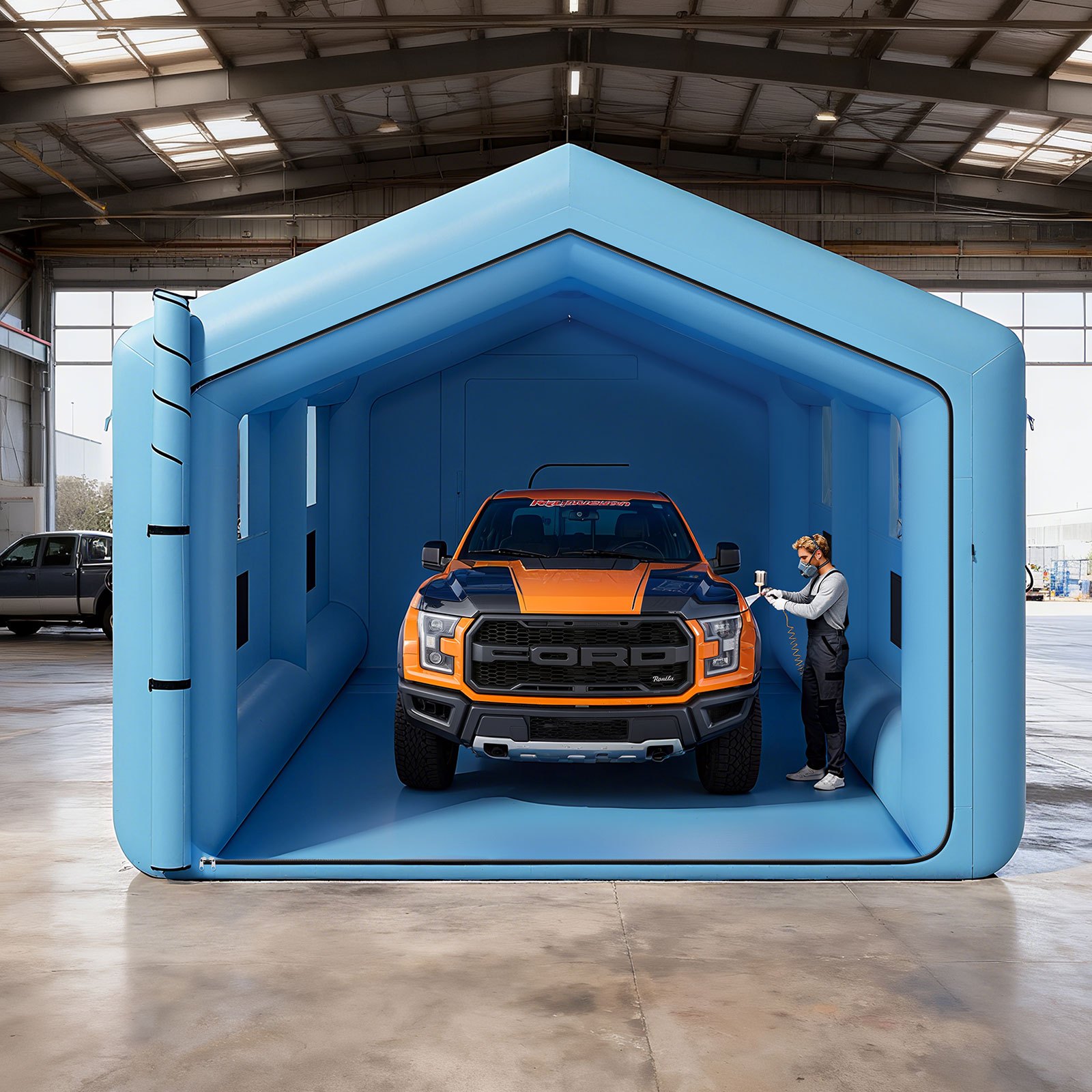 MICX384Minflatablepaintboothm100112 VEVORshoplv