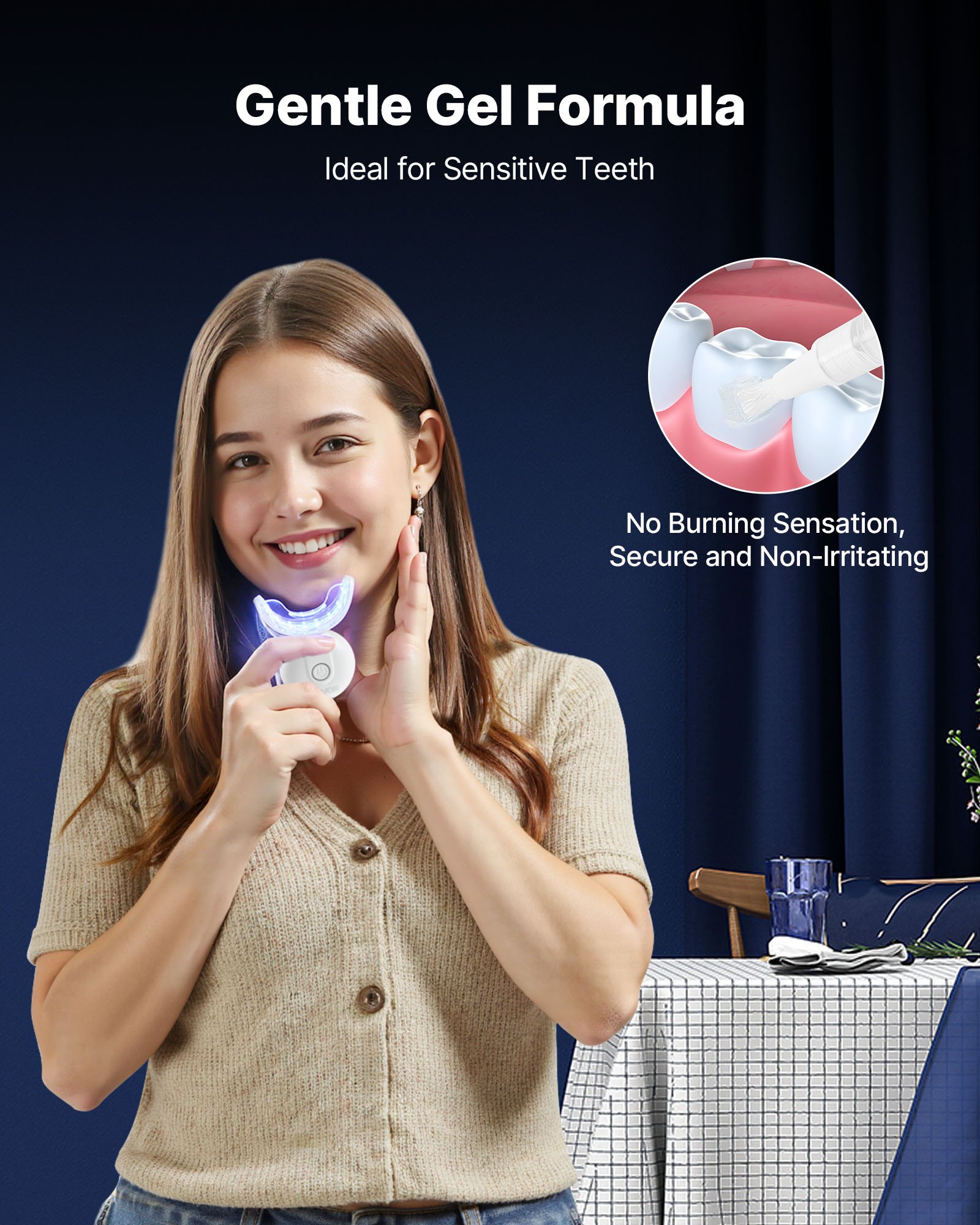 MIDF8S9Wteethwhiteningkitf4 VEVORshoplv U Shaped Tray