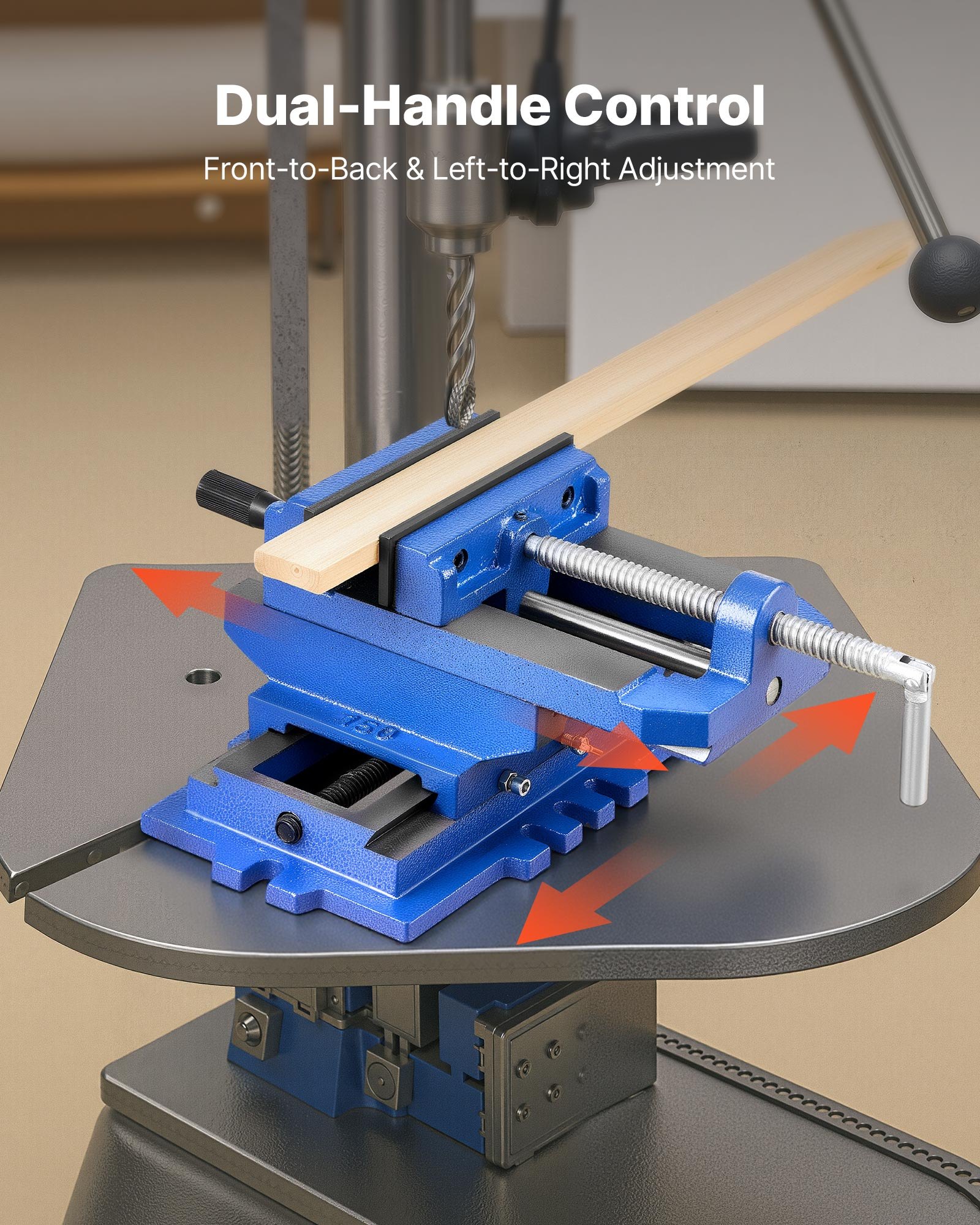 MIDF917Nbenchvisef4 VEVORshoplv for CNC Milling Drilling
