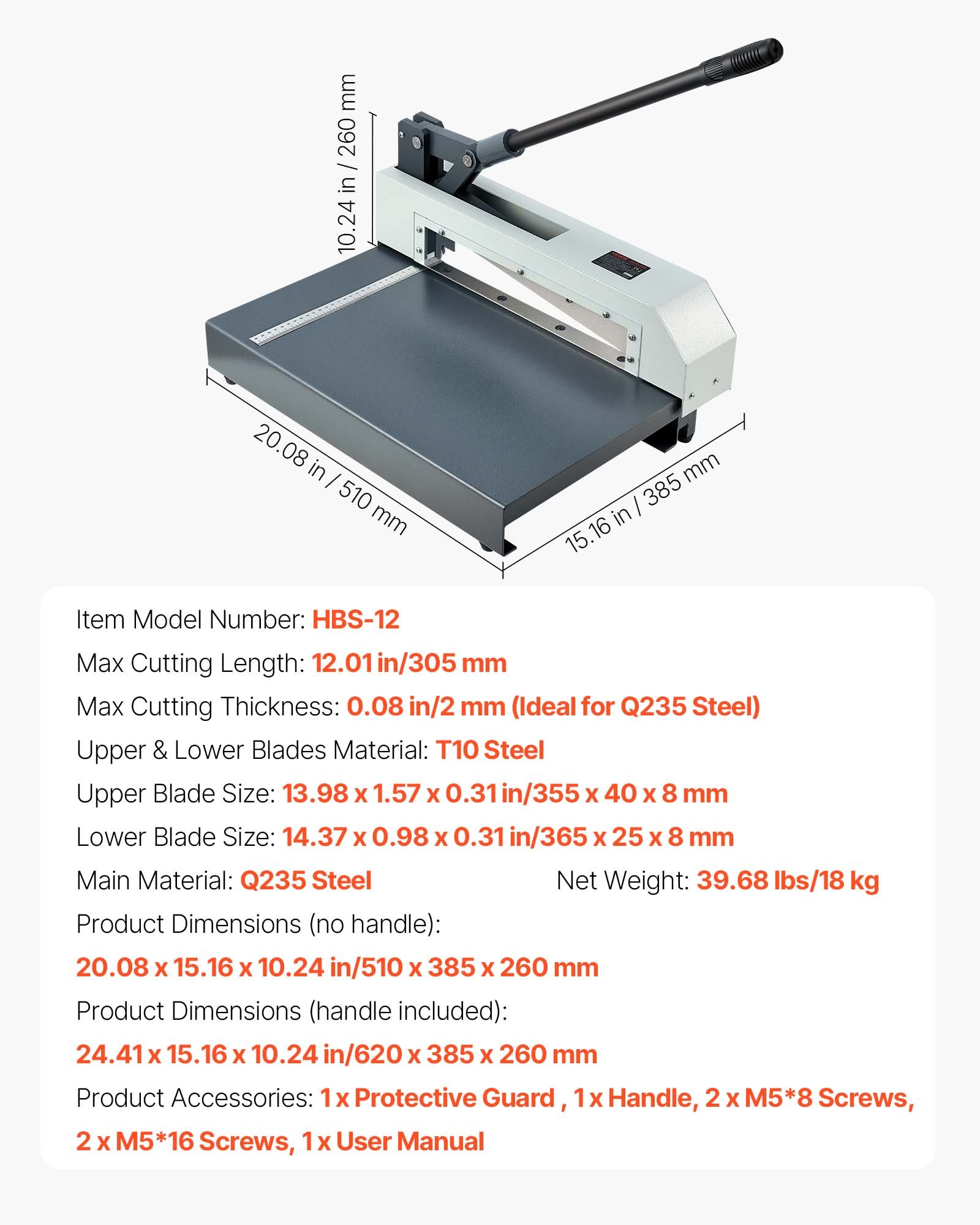 MIDF95EHsheetmetalshearf6 VEVORshoplv