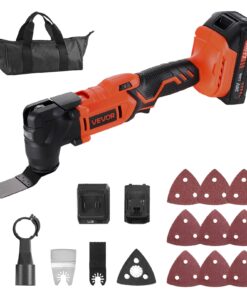 VEVOR 20V Cordless Oscillating Multi Tool Kit with 6 Speeds