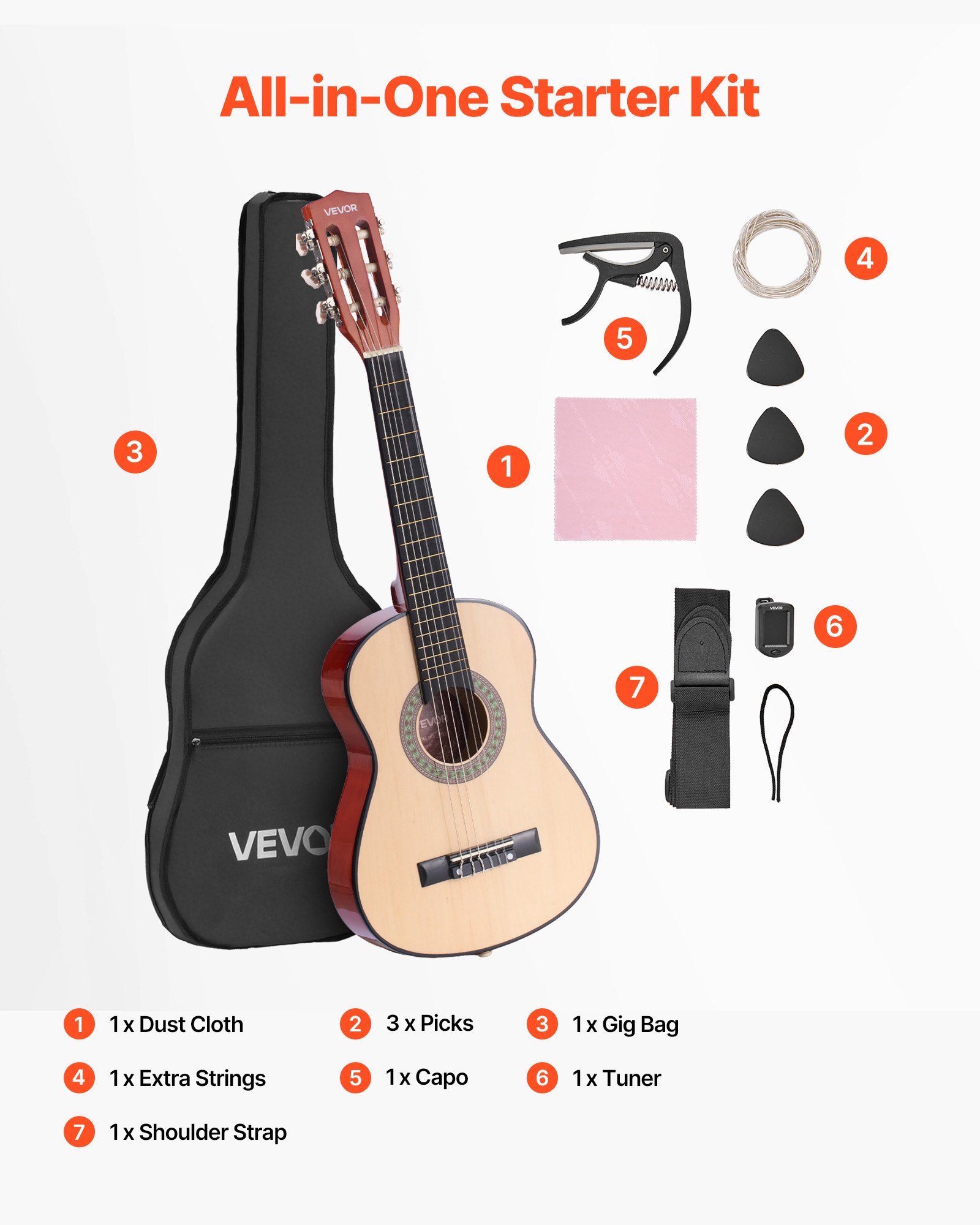 MIE50R2Iclassicalguitarf6 VEVORshoplv