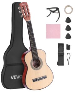 VEVOR 780mm Classical Guitar Starter Kit for Beginners with Nylon Strings