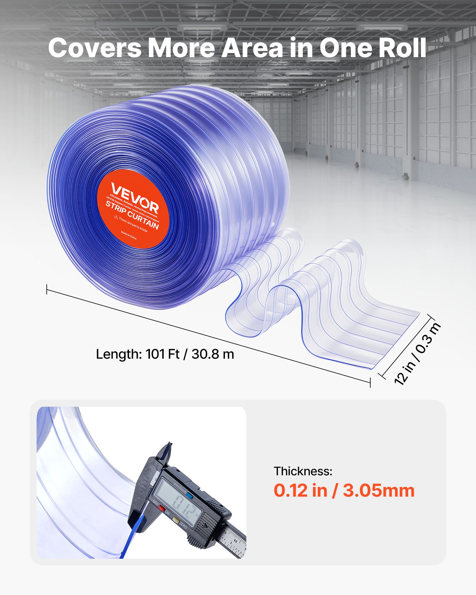 MIE510I9stripcurtainf1 VEVORshoplv 308 m x 305 cm