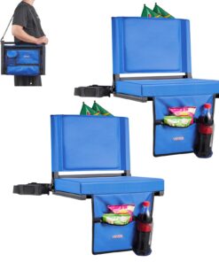 VEVOR Folding Stadium Seat with Back Support