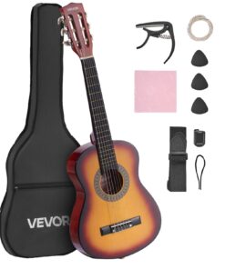 VEVOR 780 mm Classical Guitar Starter Kit for Beginners – Nylon Strings