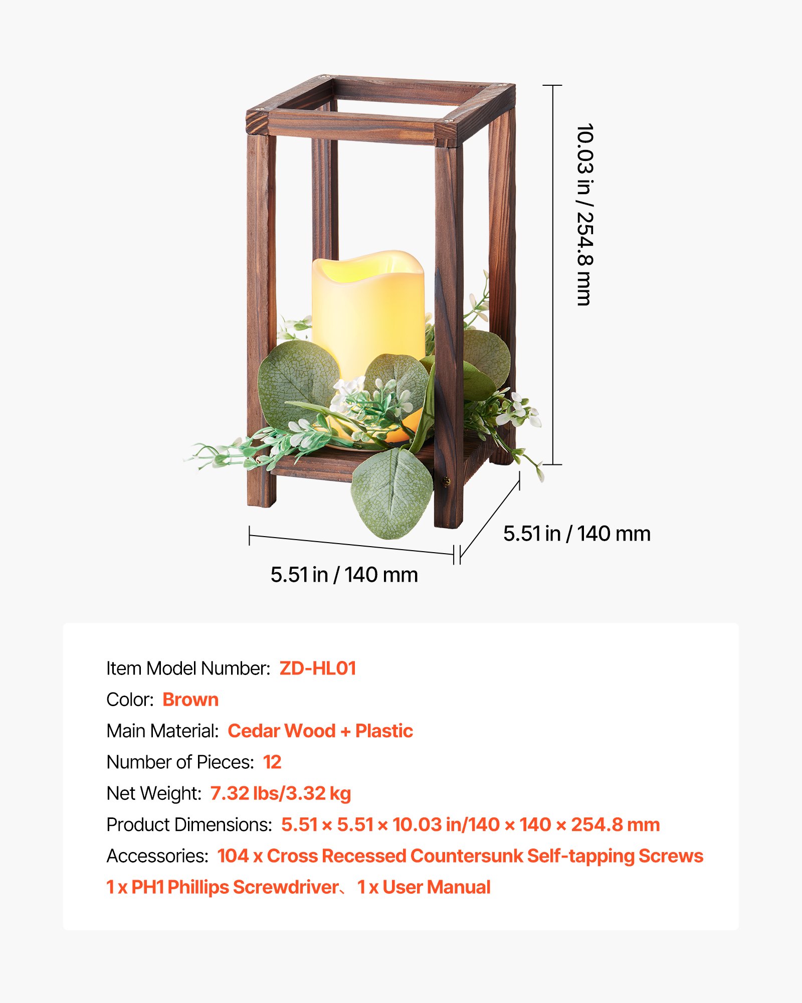 MIFKE13Yweddinglanternf6 VEVORshoplv