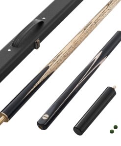 VEVOR 1447.8mm 3-Piece Snooker Cue Stick with 9.7mm Leather Tip