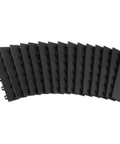 VEVOR 15-Piece Female Edge Kit for 6-Lock Garage Floor Mats