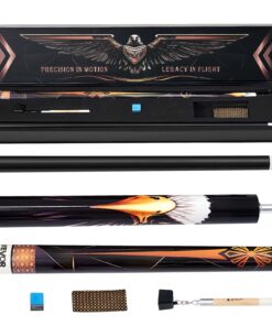 VEVOR 1473mm 538g Canadian Maple 1-Piece Pool Cue with 12.5mm Tip