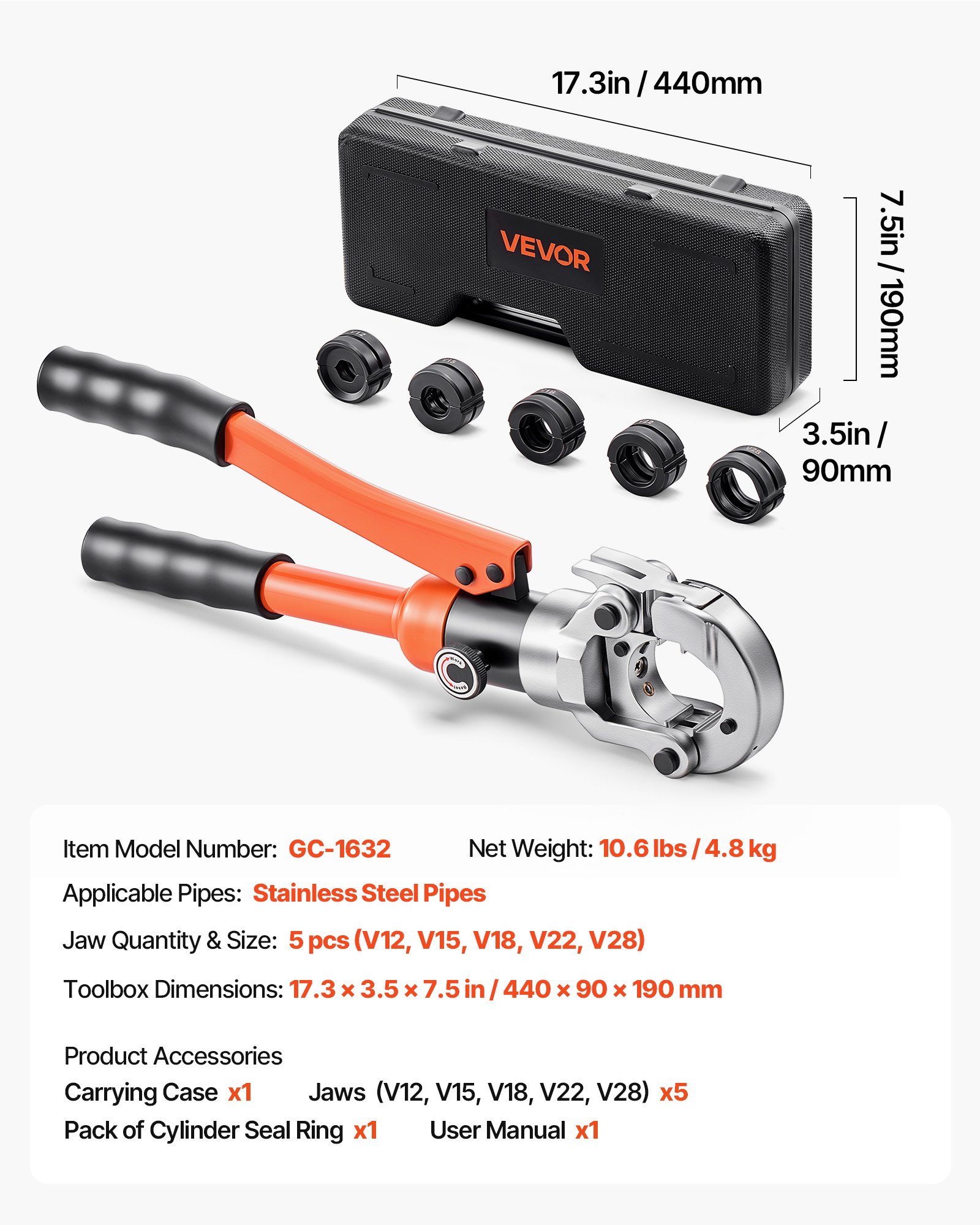 MIG0JI1Upipecrimpingtoolf6 VEVORshoplv