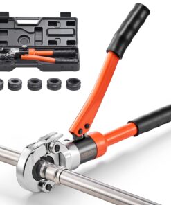 VEVOR Hydraulic Pipe Crimping Tool Kit with 5 Jaws (12–28 mm)